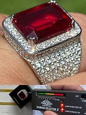 Moissanite Mens Iced Flooded