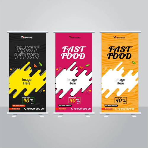 Roller banner printed your - banner,