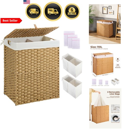 Laundry hamper with - hamper, 110l