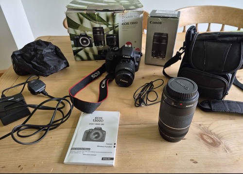 Boxed canon 1300d - canon,
