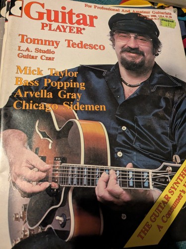 Vintage 1980 guitar player - vintage,