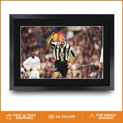 Framed signed alan - a3,