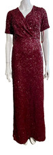 Jenny Packham dark red