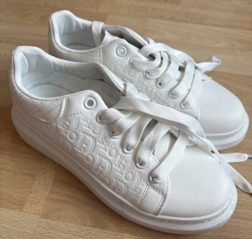 Dior white leather monogram - dior,