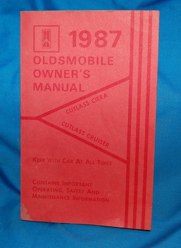1987 oldsmobile cutlass ciera - oldsmobile,