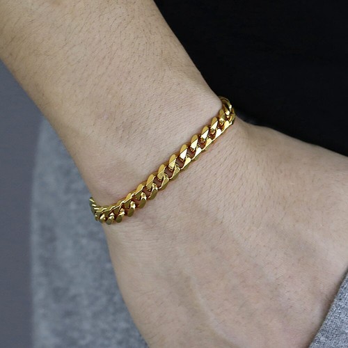 Solid cuban curb - link, chain