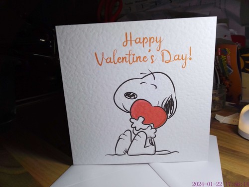 Cute snoopy valentine card - snoopy,
