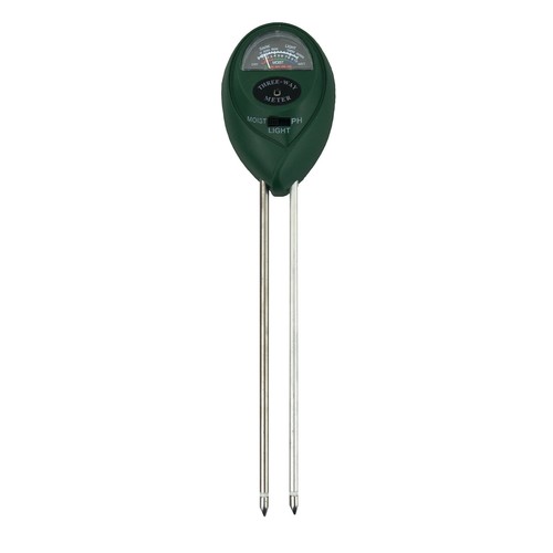 Soil moisture meter - 3-in-1, meter-