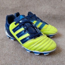 Adidas Adipower Predator Trx Sg Football Boots Kids Size UK 1 EU 33 Blue/Green