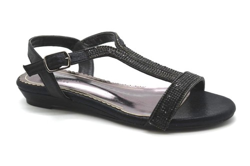 Womens ladies wedge sling back - womens,