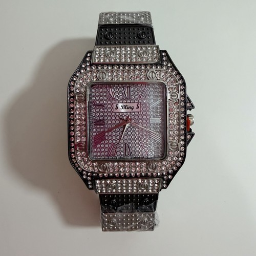 Bling mens rhinestone iced out - bling,