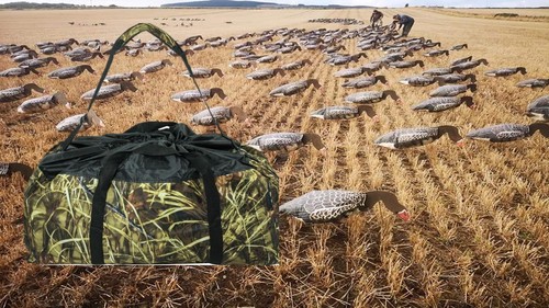 Camo decoy sack - decoy, with