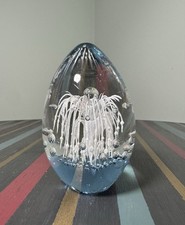 Jellyfish Paperweight Blue with Light Purple Without Light Ocean Decor