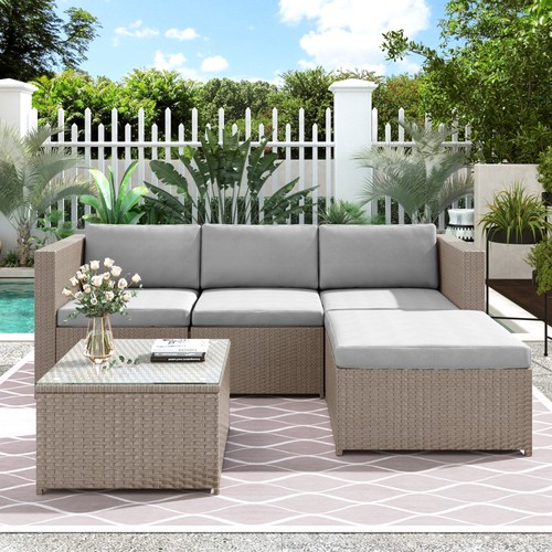 Garden corner sofa - garden,