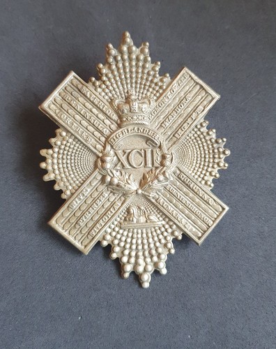 92nd regiment of - (highland),