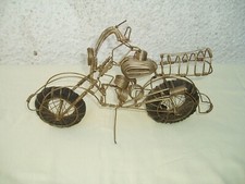 Bronze Colour  Metal Motorbike Sculpture Ornament.( SO DETAILED )
