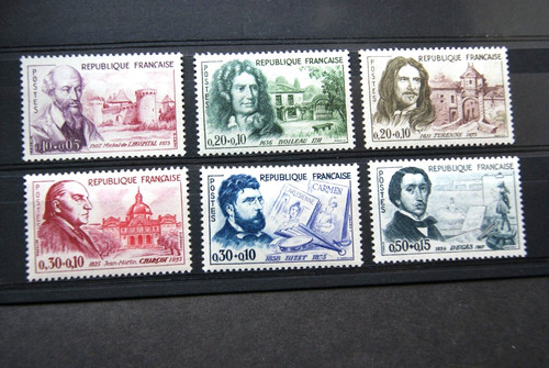 French stamps 1960 france - french,
