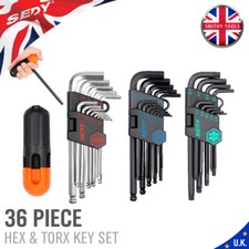 35pc Allen Key & Star Torx Hex