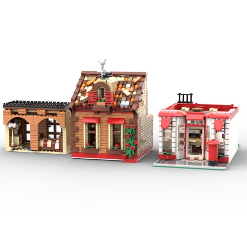 Construction toys village post - toys,