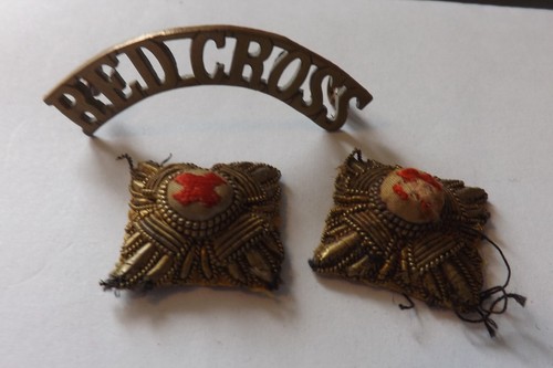 Cloth metal badges red - 3,