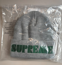 Supreme Sports Stencil Beanie hat in Heather Grey - brand new -  RRP £100