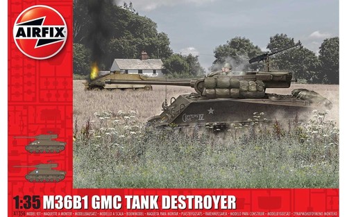 Airfix 1356 m36b1 gmc tank - m36b1,