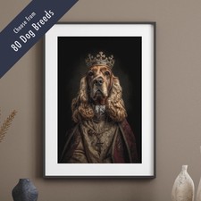 Royal Dog Portrait Print –