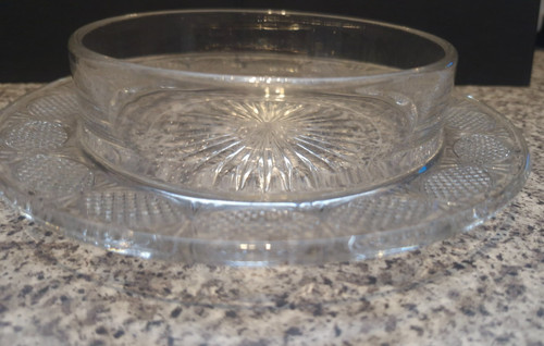 Glass bon dish - glass,