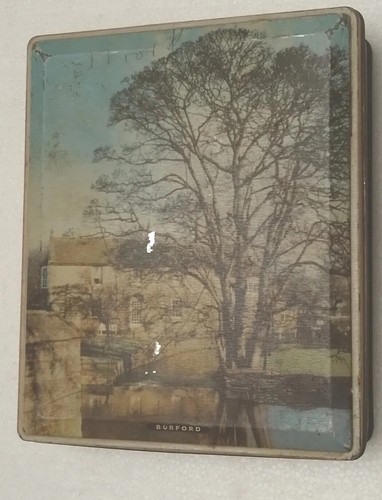 Vintage antique storage tin - vintage,