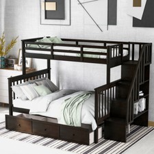 Twin Over Full Bunk Beds with