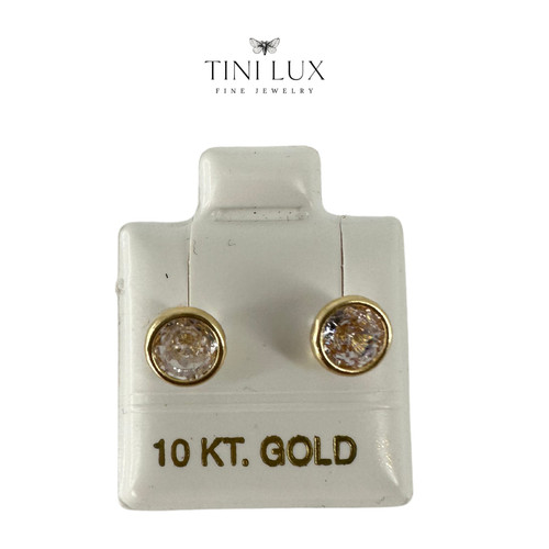 10k real gold earrings - 10k,