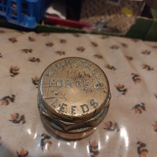 VINTAGE BRASS CART CAPS