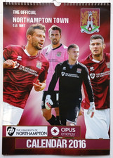 Northampton Town fully signed 2016 A3 calendar - mint condition