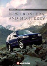 Vauxhall Frontera & Monterey 1995 UK Market Sales Brochure 