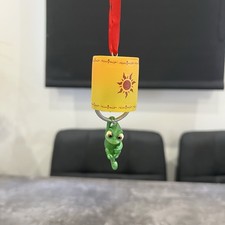 Disney Store Pascal Tangled Lantern Light up Christmas Ornament Sketchbook Dec