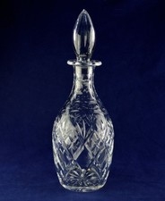 Webb Corbett Crystal "GEORGIAN" Round Wine Decanter - 11-3/4" Tall - 1st