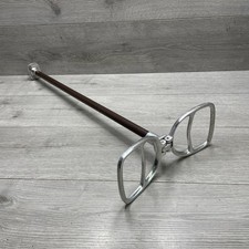 Vintage Shooting Stick Seat Walking Stick Alloy Seat Made in England