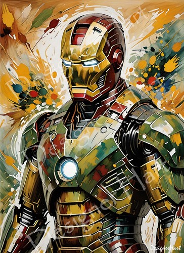 Iron man poster painting - poster, /