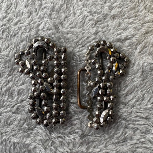 Antique victorian gunmetal cut - victorian,