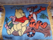 Disney Winnie The Pooh Bear And Friends.  Bath Mat. Soap Dish & Dispenser.