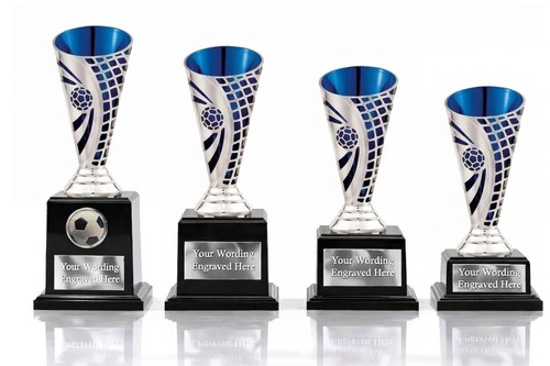Personalised silver football - personalised,