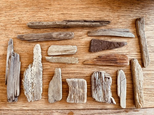 Pieces flat ish - ish, driftwood