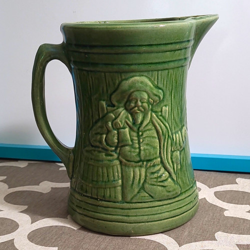 Nelson mccoy vtg green pottery - vtg,