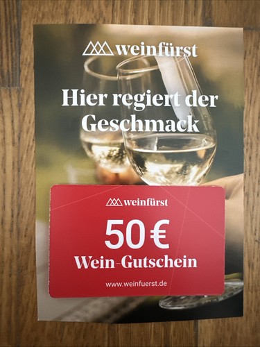 Weinfürst gutschein euro - weinfürst, 50