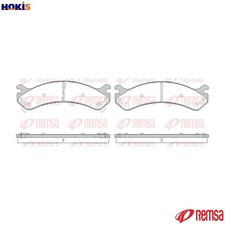 BRAKE PAD SET DISC BRAKE