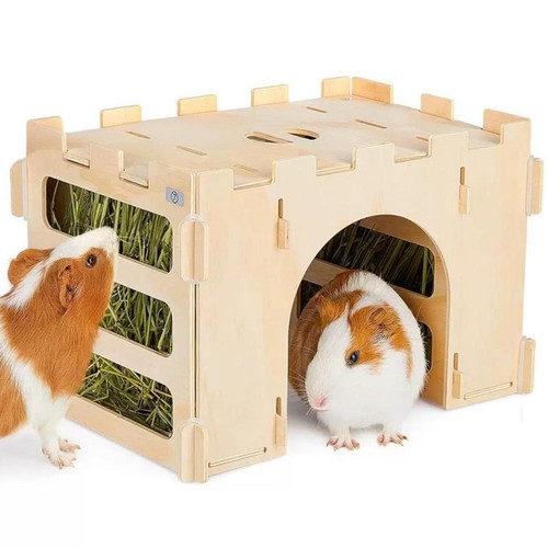 Wooden bunny hay - wooden, feeder