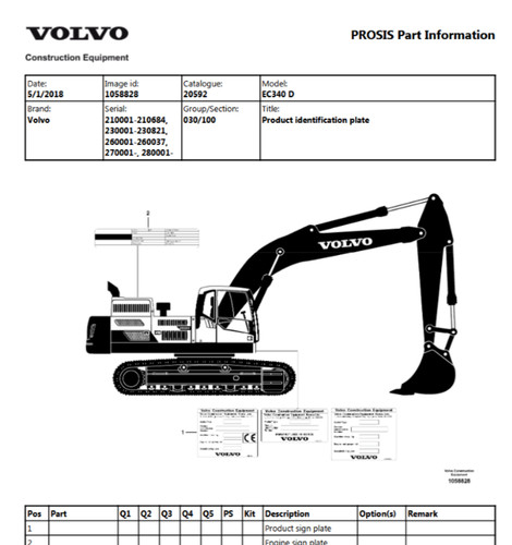 Volvo ec340d excavator - volvo,