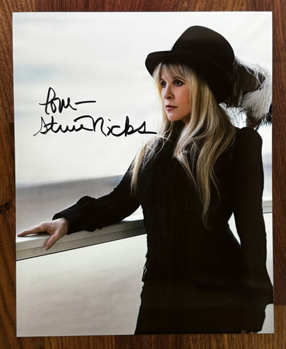 Stevie nicks signed fleetwood - nicks,