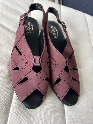 Sunsteps equity burgundy - equity, suede