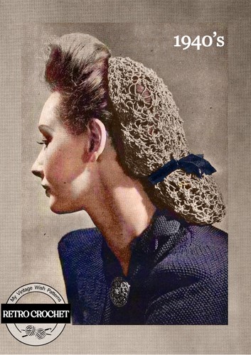 1940 wartime easy snood - 1940's,